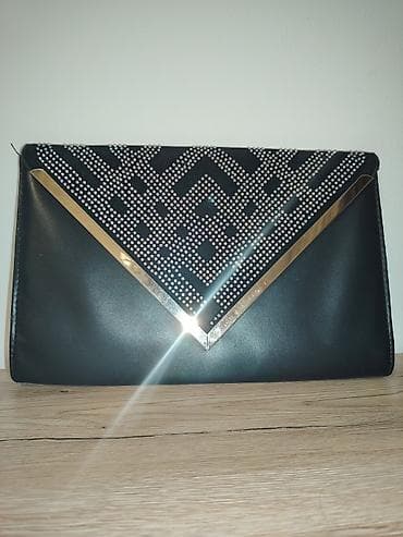 Elegantna večernja tašna/koverta - Boja: crna - Prednji poklopac na lalafo.rs — 1 Elegantna večernja tašna/koverta - Boja: crna - Prednji poklopac — 1