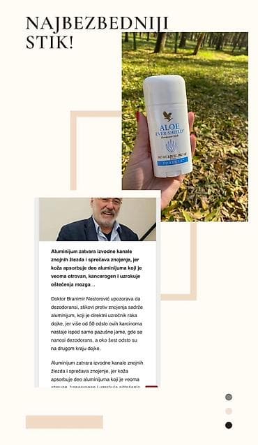 🌿 FOREVER ALOE DEZODORANS Zašto ga zovu najzdraviji dezodorans na na lalafo.rs — 1 🌿 FOREVER ALOE DEZODORANS Zašto ga zovu najzdraviji dezodorans na — 1
