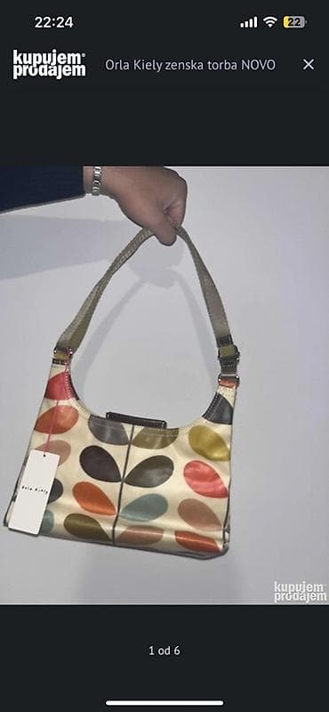 Orla Kiely ženska torba NOVO - Model sa kratkom ručkom za rame/ručno na lalafo.rs — 1 Orla Kiely ženska torba NOVO - Model sa kratkom ručkom za rame/ručno — 1
