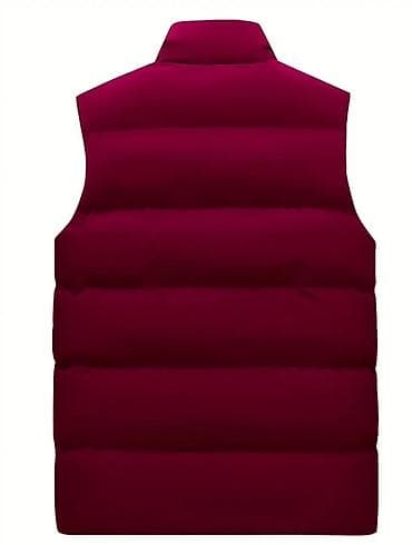 Muški zimski prsluk bez rukava – bordo,vel XL - Topao, pufnast model na lalafo.rs — 2 Muški zimski prsluk bez rukava – bordo,vel XL - Topao, pufnast model — 2