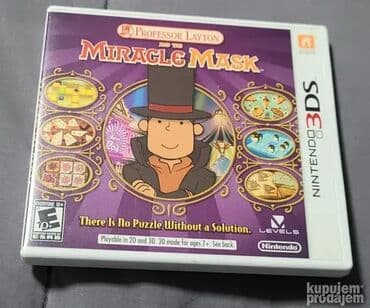 Prodajem original igru za Nintendo 3DS i 2DS konzole - Professor na lalafo.rs Prodajem original igru za Nintendo 3DS i 2DS konzole - Professor