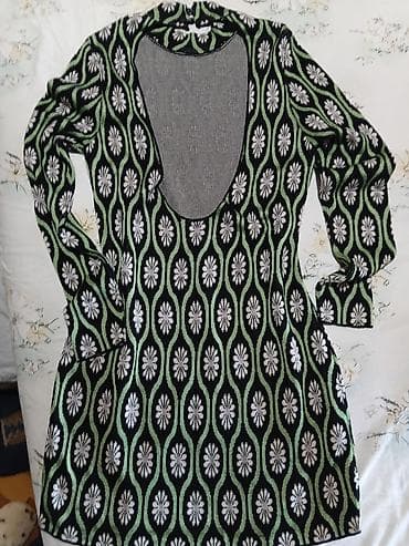 Haljina s dugim rukavima i otvorenim leđima - Kroj: mini/kratka na lalafo.rs — 3 Haljina s dugim rukavima i otvorenim leđima - Kroj: mini/kratka — 3