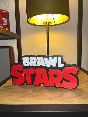 Home Decor: Dekor natpis “Brawl Stars” - Samostojeći 3D model logo natpisa “BRAWL at lalafo.rs — 2 Home Decor: Dekor natpis “Brawl Stars” - Samostojeći 3D model logo natpisa “BRAWL — 2