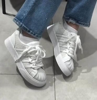 Ženske patike – bele platforme - Dizajn: dva modela 1) Potpuno bele na lalafo.rs — 1 Ženske patike – bele platforme - Dizajn: dva modela 1) Potpuno bele — 1