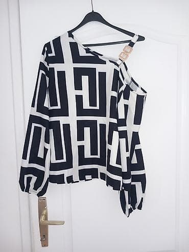 Jedinstvena ženska bluza na jedno rame, idealna za svečane prilike na lalafo.rs — 2 Jedinstvena ženska bluza na jedno rame, idealna za svečane prilike — 2