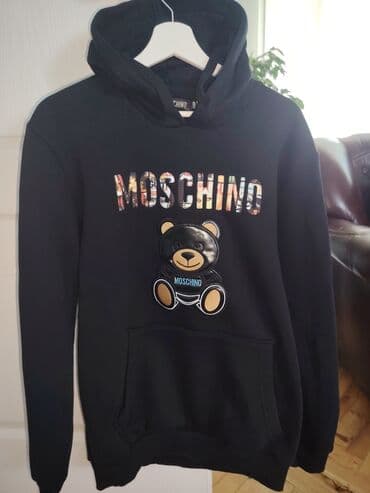 Duks, Moschino, bоја - Crna, Sa kapuljačom na lalafo.rs Duks, Moschino, bоја - Crna, Sa kapuljačom