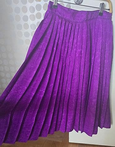Women's Clothing: Ljubičasta plisirana suknja. Ne pise materijal, ali je suknja teška i at lalafo.rs — 1 Women's Clothing: Ljubičasta plisirana suknja. Ne pise materijal, ali je suknja teška i — 1