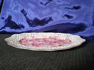 Oval nov,vintaz porcelanski za posluzenje,ukras. Perfektan rad,sve na lalafo.rs — 7 Oval nov,vintaz porcelanski za posluzenje,ukras. Perfektan rad,sve — 7