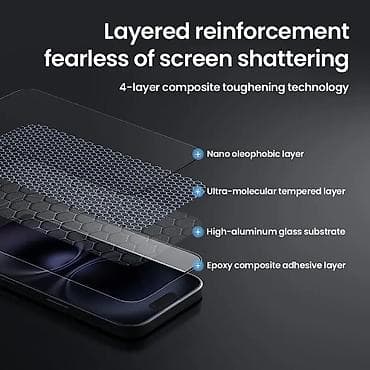 Folija za zastitu ekrana GLASS NILLKIN za iphone 16 (6.1) CP+Pro. Uz na lalafo.rs — 7 Folija za zastitu ekrana GLASS NILLKIN za iphone 16 (6.1) CP+Pro. Uz — 7
