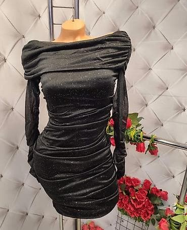 zenske broj: Elegantna ženska haljina – mini dužina, sa efektom šljokica. - at lalafo.rs — 2 zenske broj: Elegantna ženska haljina – mini dužina, sa efektom šljokica. - — 2