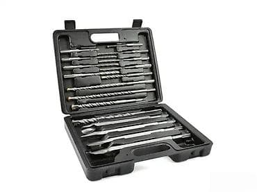 Hand Tools: Set SDS+ burgija i dleta za bušač/čekić – komplet u koferu - at lalafo.rs — 1 Hand Tools: Set SDS+ burgija i dleta za bušač/čekić – komplet u koferu - — 1
