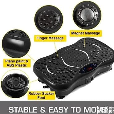 Sports & Leisure: Vibraciona fitness platforma sa masažom stopala i elastičnim trakama at lalafo.rs — 9 Sports & Leisure: Vibraciona fitness platforma sa masažom stopala i elastičnim trakama — 9