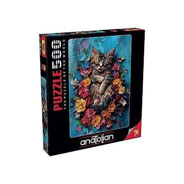 Anatolian Puzzle 500 – Mače među cvećem - Slagalica od 500 delova - na lalafo.rs Anatolian Puzzle 500 – Mače među cvećem - Slagalica od 500 delova -