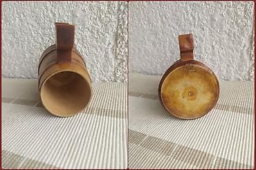 Drvena Lakirana Krigla Sa Šarama 80s - Visina 11 cm ♦ Odlično Očuvana na lalafo.rs — 3 Drvena Lakirana Krigla Sa Šarama 80s - Visina 11 cm ♦ Odlično Očuvana — 3