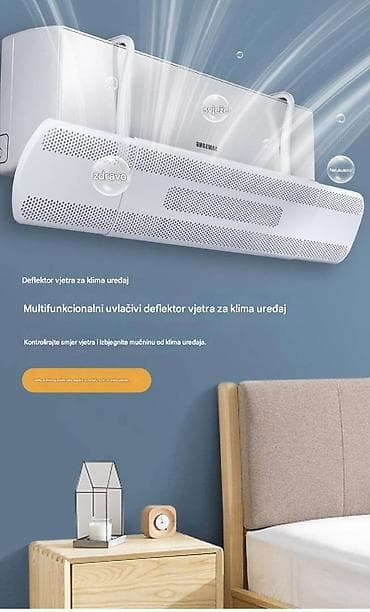 Univerzalni deflektor za klima uređaje – podesivi usmerivač vazduha - na lalafo.rs — 8 Univerzalni deflektor za klima uređaje – podesivi usmerivač vazduha - — 8