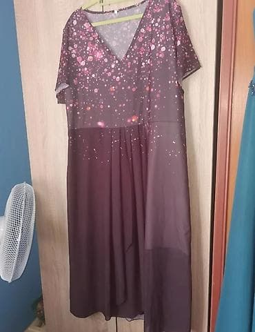 dve suknje po: Elegantna midi haljina s V-izrezom i kratkim rukavima marke SHEIN - at lalafo.rs — 3 dve suknje po: Elegantna midi haljina s V-izrezom i kratkim rukavima marke SHEIN - — 3