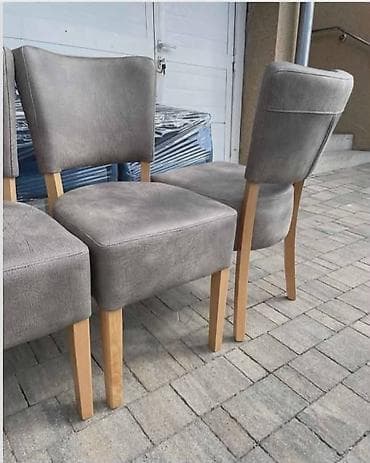 Tapacirane stolice – model sa naslonom u obliku blagog trapeza i na lalafo.rs Tapacirane stolice – model sa naslonom u obliku blagog trapeza i