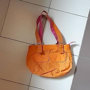 Ženska torba – narandžasta sa roze detaljima - Dimenzije: 36 x 26 x 9 na lalafo.rs — 2 Ženska torba – narandžasta sa roze detaljima - Dimenzije: 36 x 26 x 9 — 2