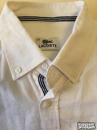 Original Lacoste kosulja L PRAKTICNO NOVA 100% cotton Ramena 47cm na lalafo.rs — 1 Original Lacoste kosulja L PRAKTICNO NOVA 100% cotton Ramena 47cm — 1