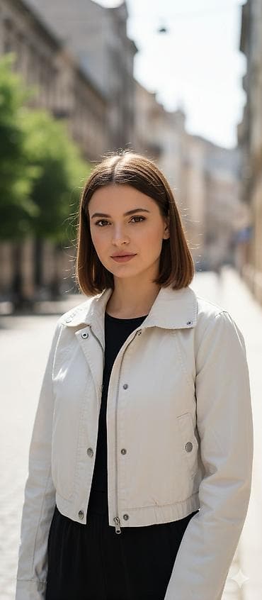 Ženska kraća jakna – svetla bež/ekru nijansa - Kroj: kratka dužina do na lalafo.rs Ženska kraća jakna – svetla bež/ekru nijansa - Kroj: kratka dužina do