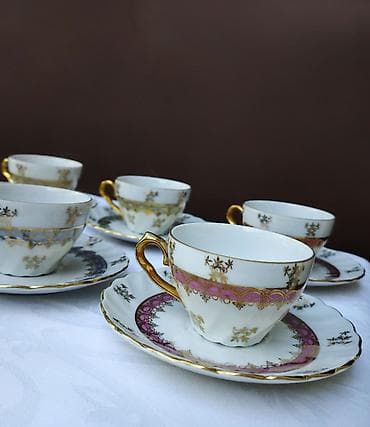 Porcelanski servis šoljica za kafu/espresso – PM Germany - Materijal na lalafo.rs — 4 Porcelanski servis šoljica za kafu/espresso – PM Germany - Materijal — 4