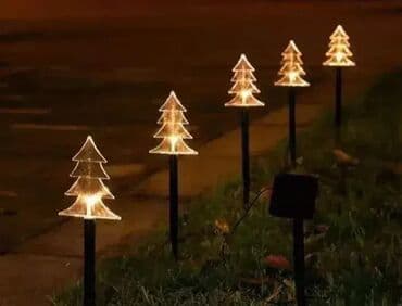 Baštenska rasveta: Solarne sijalice – 5 kom (zvezde, jelke, pahulje) Dekorativne solarne na lalafo.rs — 1 Baštenska rasveta: Solarne sijalice – 5 kom (zvezde, jelke, pahulje) Dekorativne solarne — 1