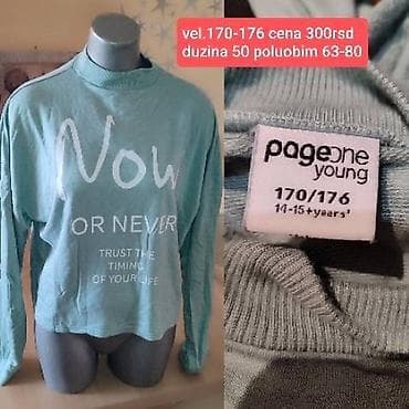 Page One Young bluza sa dugim rukavima - Veličina: 170/176 (14–15+ na lalafo.rs — 1 Page One Young bluza sa dugim rukavima - Veličina: 170/176 (14–15+ — 1
