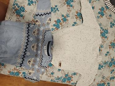 Dva džempera i dve košuljice za dečake, u veličini 74. nikad nošene na lalafo.rs — 6 Dva džempera i dve košuljice za dečake, u veličini 74. nikad nošene — 6