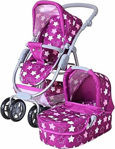 Kolica Coco – Star dark pink Zemlja porekla: Nemačka Kolica za lutke na lalafo.rs — 1 Kolica Coco – Star dark pink Zemlja porekla: Nemačka Kolica za lutke — 1