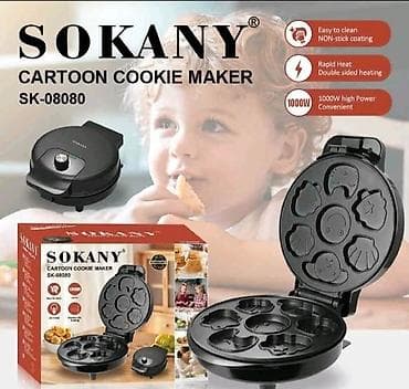 Sokany Cartoon Cookie Maker SK-08080. Snaga: 1000W Premaz na lalafo.rs Sokany Cartoon Cookie Maker SK-08080. Snaga: 1000W Premaz