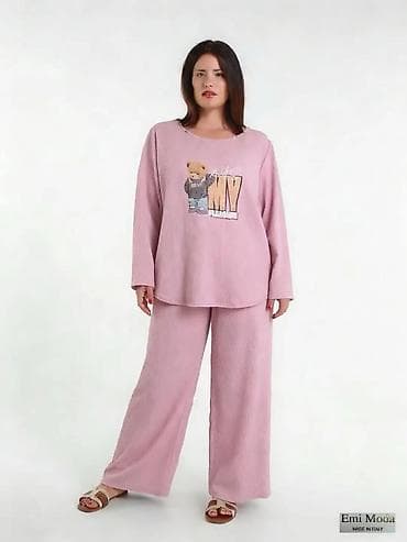 Ženski komplet za svakodnevno nošenje – duks i široke pantalone - na lalafo.rs — 5 Ženski komplet za svakodnevno nošenje – duks i široke pantalone - — 5