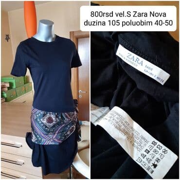 Zara S (EU 36), bоја - Crna, Kratkih rukava na lalafo.rs Zara S (EU 36), bоја - Crna, Kratkih rukava