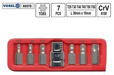 Set TORX ključeva T25–T55, 7 komada VOREL (Poljska) Fiksno 🧰 Set od na lalafo.rs — 3 Set TORX ključeva T25–T55, 7 komada VOREL (Poljska) Fiksno 🧰 Set od — 3