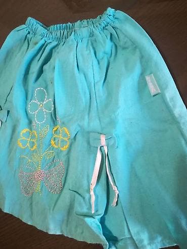 Skirts: Suknja tirkiznoplave boje sa dve mašnice vel 2, obim struka bez at lalafo.rs — 6 Skirts: Suknja tirkiznoplave boje sa dve mašnice vel 2, obim struka bez — 6