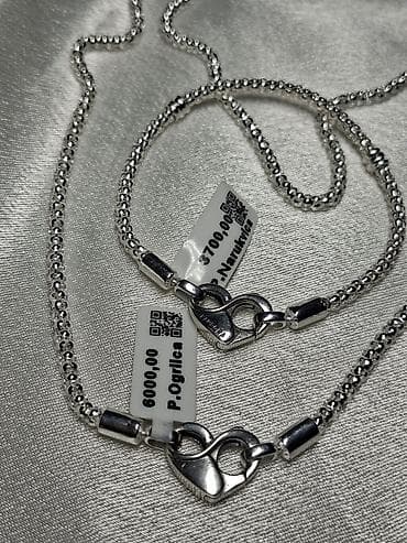 Srebrni Pandora komplet narukvica i ogrlica na lalafo.rs — 3 Srebrni Pandora komplet narukvica i ogrlica — 3