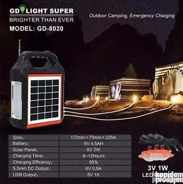 Baštenska rasveta: Solarni sistem-ipanel snage 6v 2w. solarni sistem-ipanel snage 6v 2w na lalafo.rs — 1 Baštenska rasveta: Solarni sistem-ipanel snage 6v 2w. solarni sistem-ipanel snage 6v 2w — 1