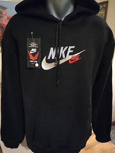 Novi muski pamucni duksevi sa kapuljacom Nike Crni 2XL Dva modela na lalafo.rs — 4 Novi muski pamucni duksevi sa kapuljacom Nike Crni 2XL Dva modela — 4