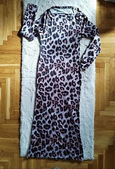 Duga uska haljina sa leopard printom - Kroj: uska silueta koja prati na lalafo.rs — 2 Duga uska haljina sa leopard printom - Kroj: uska silueta koja prati — 2