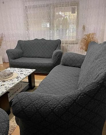 Elastične navlake za trosed/ kauč bez karnera - Univerzalne na lalafo.rs — 3 Elastične navlake za trosed/ kauč bez karnera - Univerzalne — 3