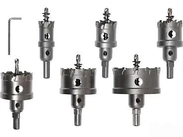 Merni alati i instrumenti: Set kruna burgija za metal – 6 delova u aluminijumskom koferu - na lalafo.rs — 2 Merni alati i instrumenti: Set kruna burgija za metal – 6 delova u aluminijumskom koferu - — 2