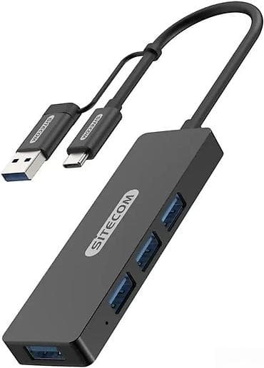 Sitecom USB-C Hub 4 Port (CN-414) - 4x USB-A 3.0/3.1 Gen1 priključka na lalafo.rs Sitecom USB-C Hub 4 Port (CN-414) - 4x USB-A 3.0/3.1 Gen1 priključka
