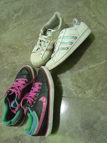 Lot obuće – više pari različitih modela - Patike bele sa naglašenim na lalafo.rs — 4 Lot obuće – više pari različitih modela - Patike bele sa naglašenim — 4