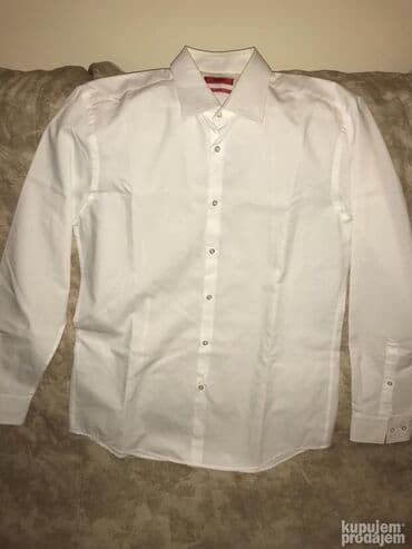 Košulja Na duge rukave, M, L, Hugo Boss, bоја - Bela, Pamuk na lalafo.rs Košulja Na duge rukave, M, L, Hugo Boss, bоја - Bela, Pamuk