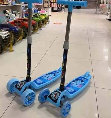 Sports & Leisure: Trotinet za decu – plavi, trotočkaš - Stabilna konstrukcija sa tri at lalafo.rs — 1 Sports & Leisure: Trotinet za decu – plavi, trotočkaš - Stabilna konstrukcija sa tri — 1
