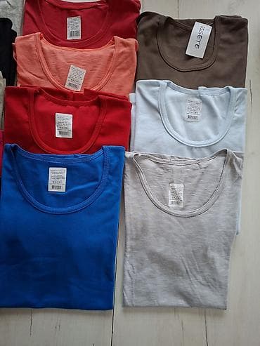 Ženske majice kratkih rukava – različite boje - Klasičan okrugli na lalafo.rs — 1 Ženske majice kratkih rukava – različite boje - Klasičan okrugli — 1