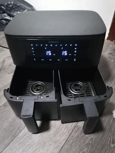 AMBILANO dupli air fryer – friteza na vruć vazduh sa dve nezavisne na lalafo.rs AMBILANO dupli air fryer – friteza na vruć vazduh sa dve nezavisne