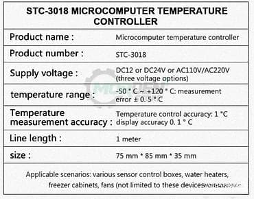 STC 3018 Termostat 220V sa sondom temperature Poboljšani model u na lalafo.rs — 7 STC 3018 Termostat 220V sa sondom temperature Poboljšani model u — 7