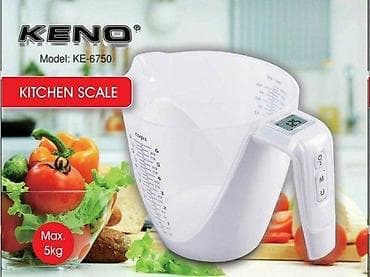 Home & Garden: Kuhinjska vaga Keno KE-6750 NOVO. KUHINJSKA VAGA KE-6750 at lalafo.rs — 2 Home & Garden: Kuhinjska vaga Keno KE-6750 NOVO. KUHINJSKA VAGA KE-6750 — 2