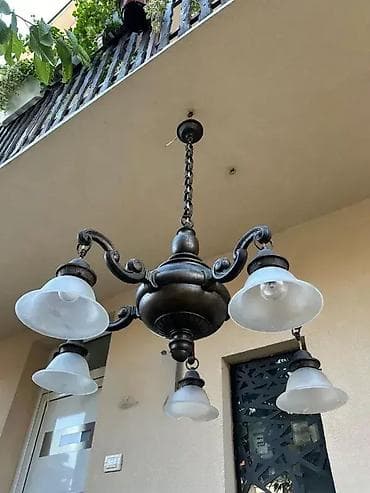 Stilske lampe: Stari luster salonac - SEČESIJA - MOGUĆ PREVOZ U odličnom stanju 💎 na lalafo.rs — 5 Stilske lampe: Stari luster salonac - SEČESIJA - MOGUĆ PREVOZ U odličnom stanju 💎 — 5