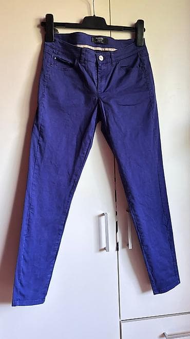 Mango pantalone, indigo boja, fantasticne, imaju elastin, vel 36 na lalafo.rs — 5 Mango pantalone, indigo boja, fantasticne, imaju elastin, vel 36 — 5